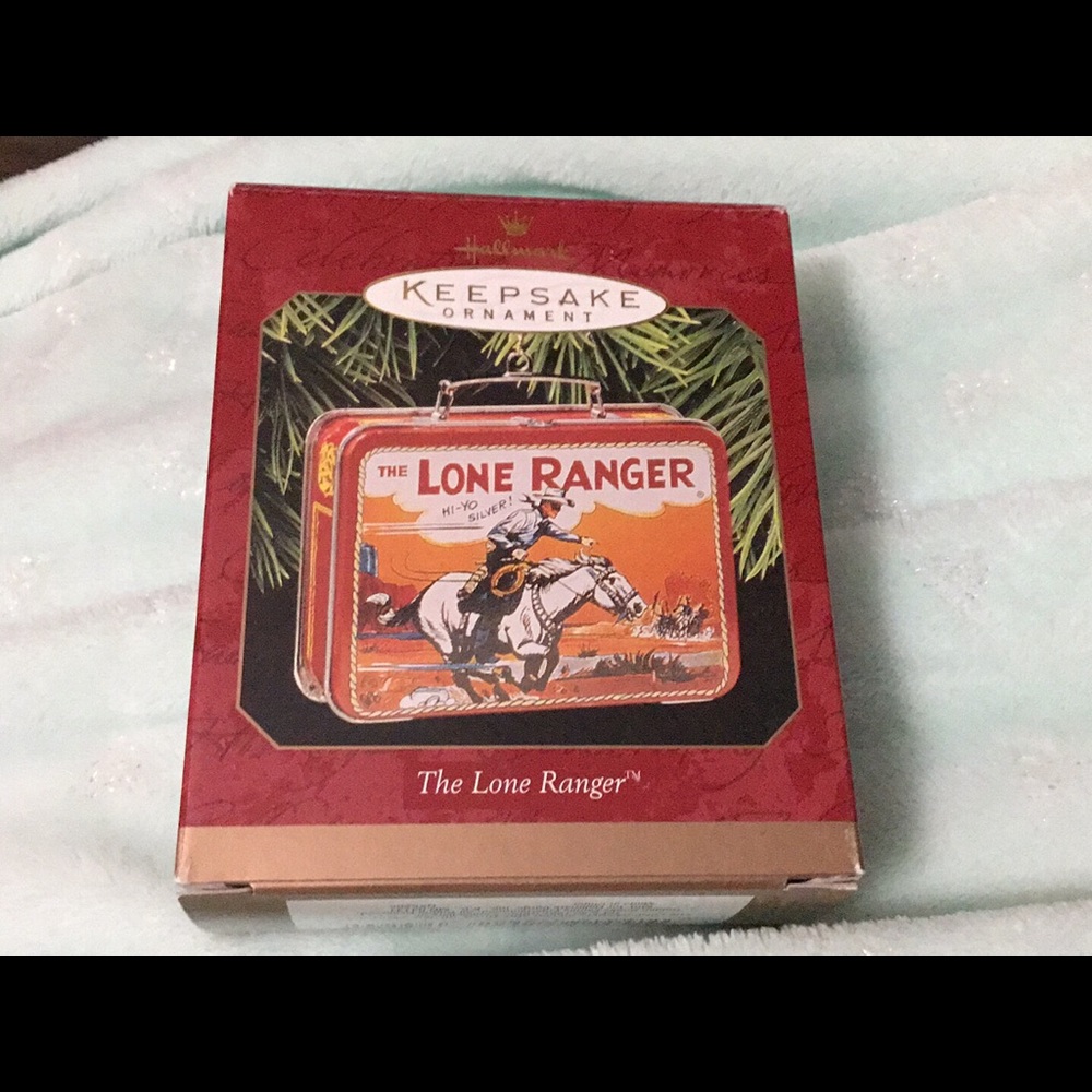 The Lone Ranger lunchbox ornament, new in box